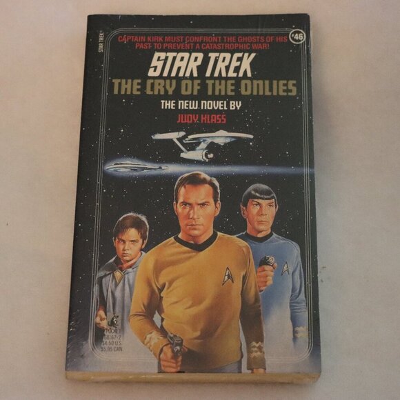 The Cry of the Onlies Novel by Judy Klass,  Star Trek Paperback book - Picture 1 of 2